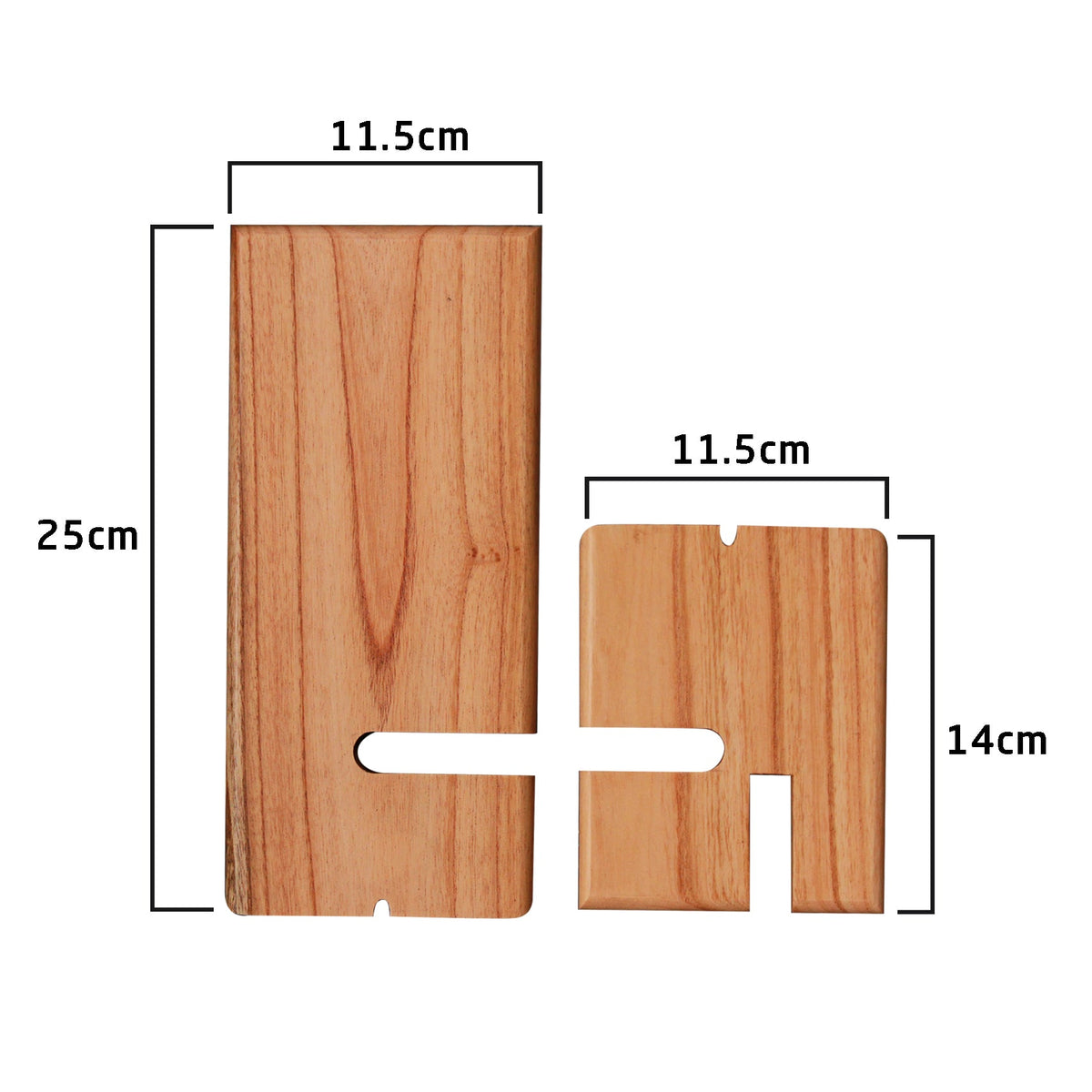 Logo Engraved Wooden Mobile Phone Stand | Personalized Corporate Gift