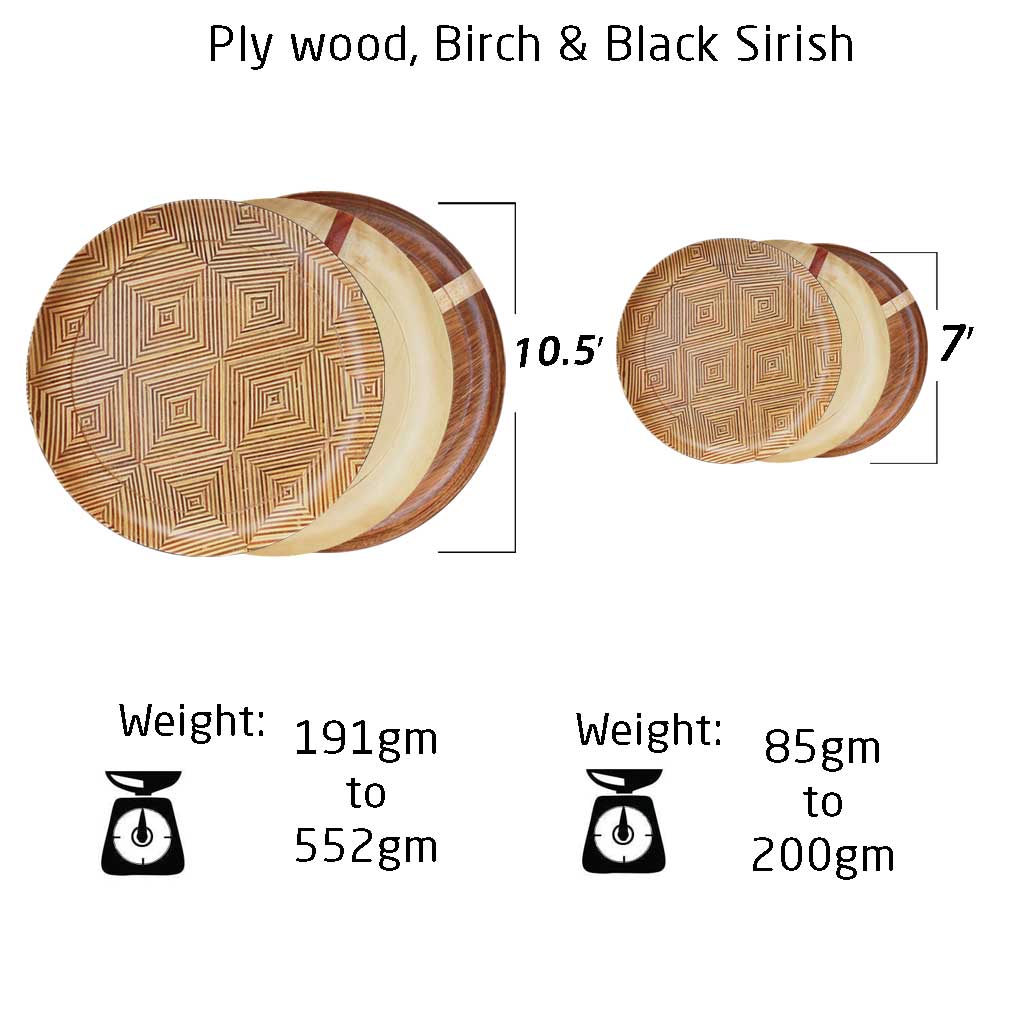 wooden plates measurements by woodgeekstore