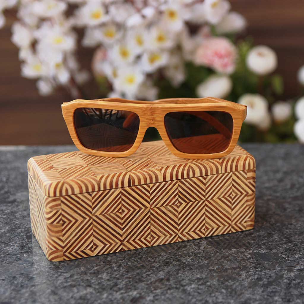 Handmade wooden sunglasses hot sale