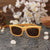 The Journeyman - brown bamboo square wooden sunglasses