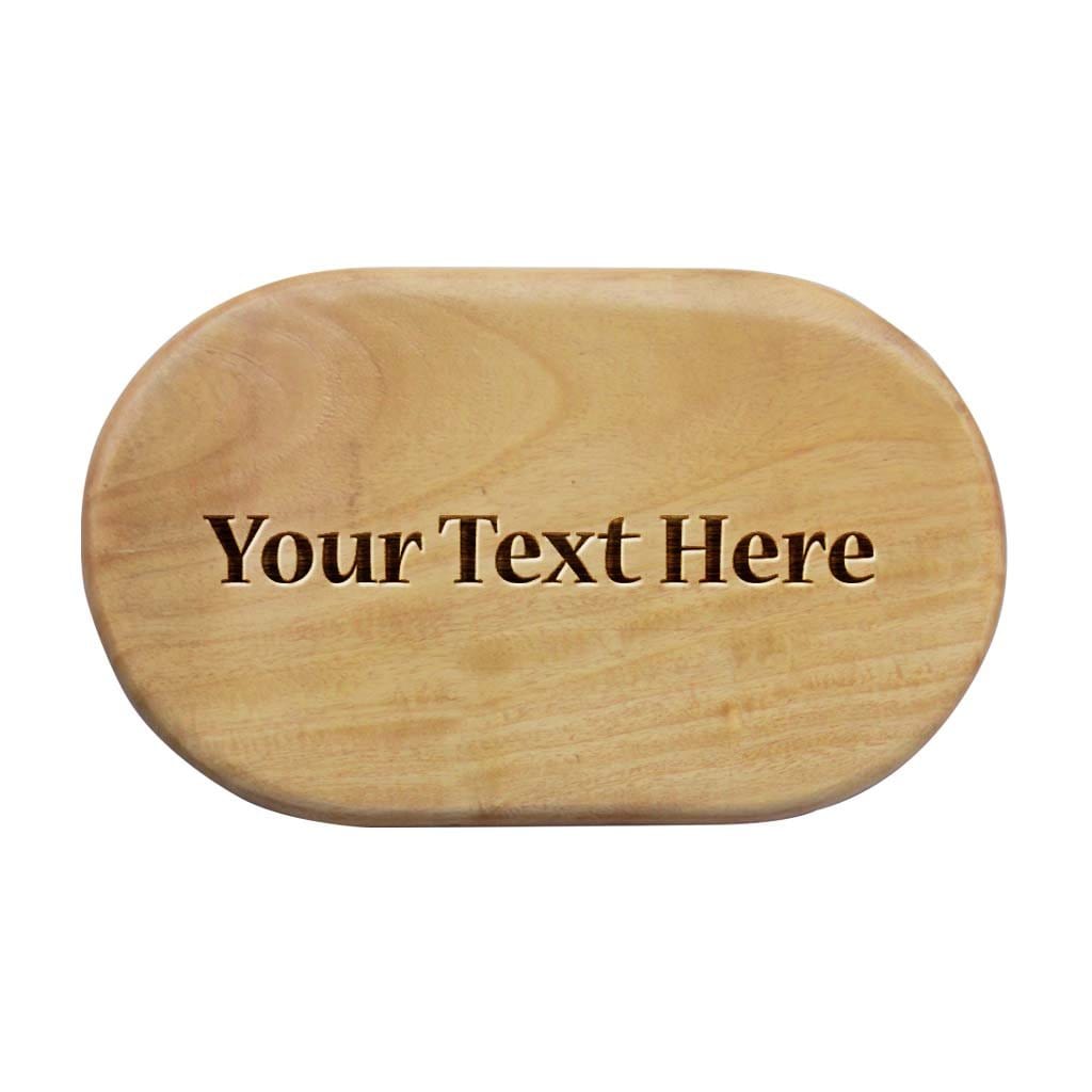 Wooden Oval Tray for Office