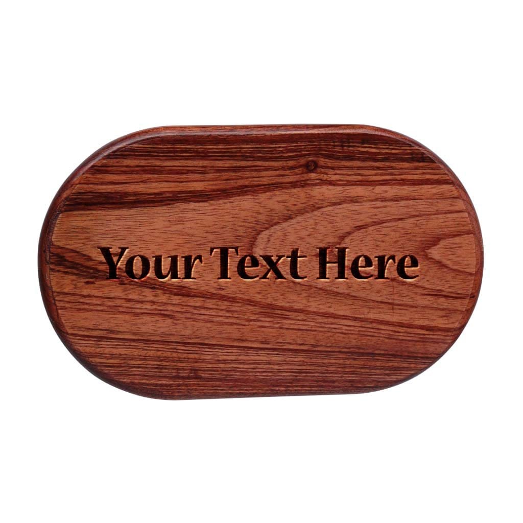 Wooden Oval Tray for Office