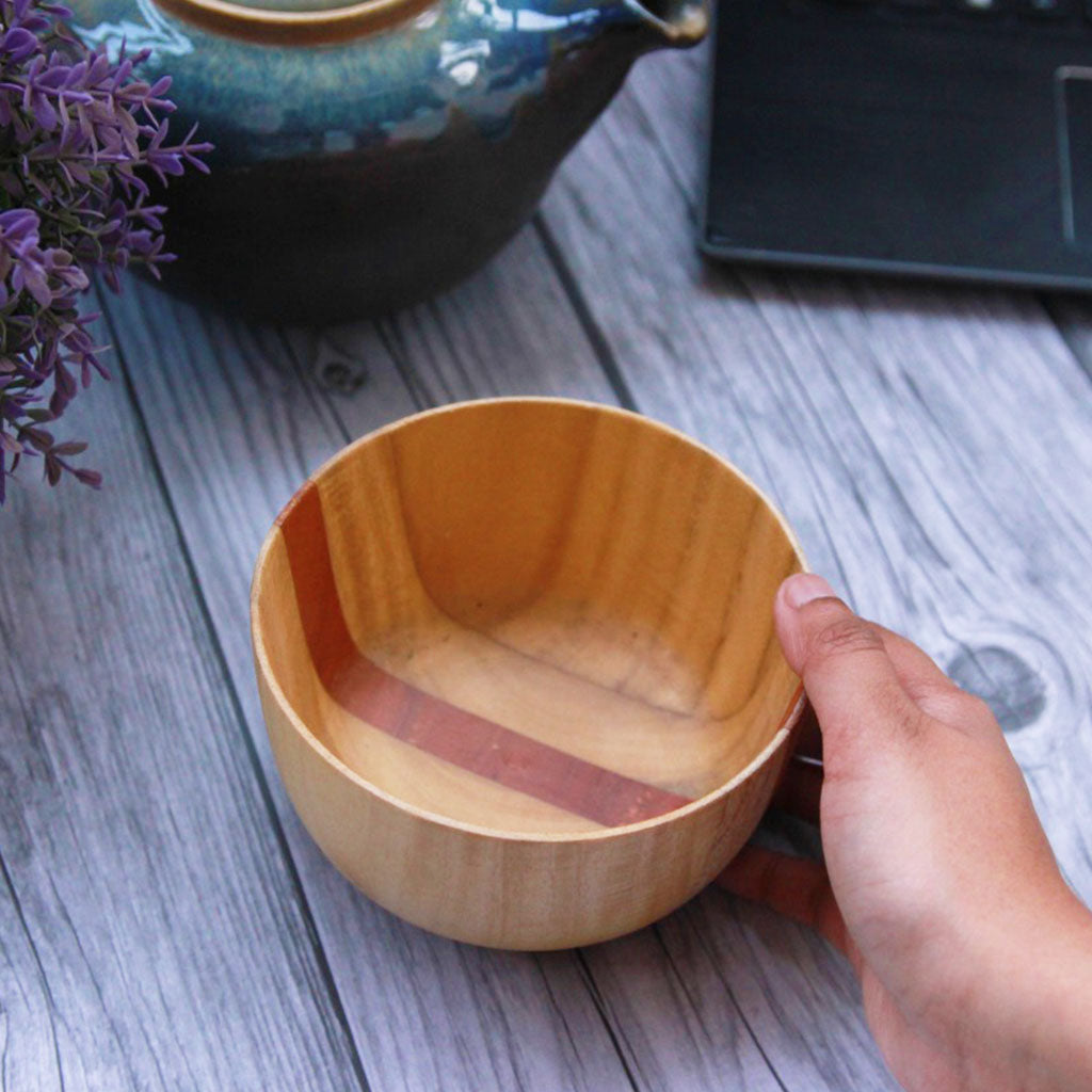 Wooden Serving Bowl - Set of 1 | Anniversary Gift